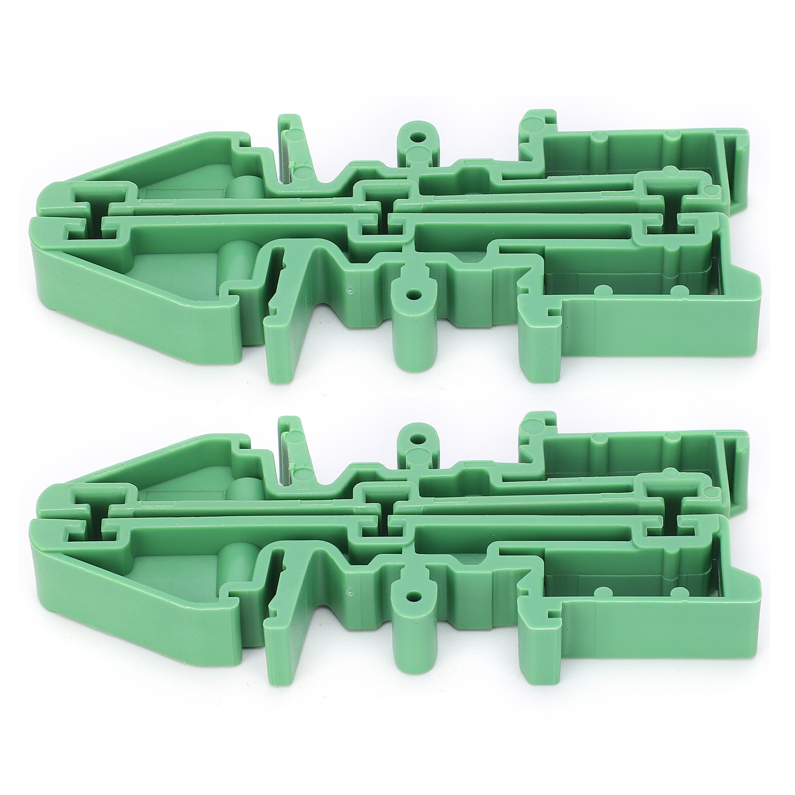 2er-set Leiterplattenhalterung C45 Din-schienen-montageadapter Montageschraubenzubehör Kprh‐180