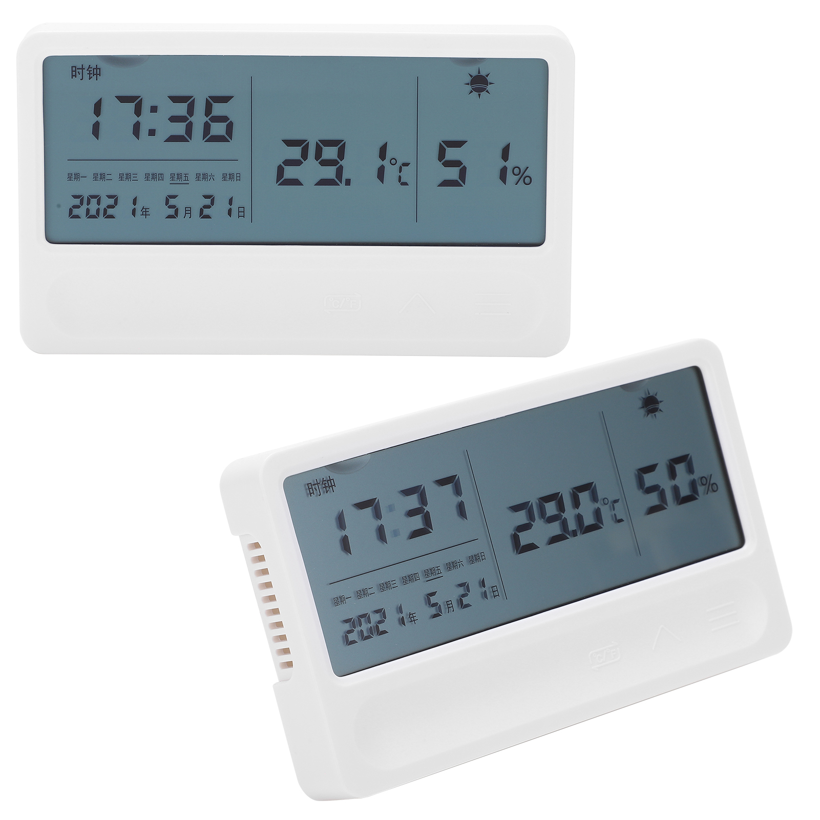 Elektronisches Innenthermometer Und Hygrometer, Usb-aufladbares Messgerät Für Zuhause