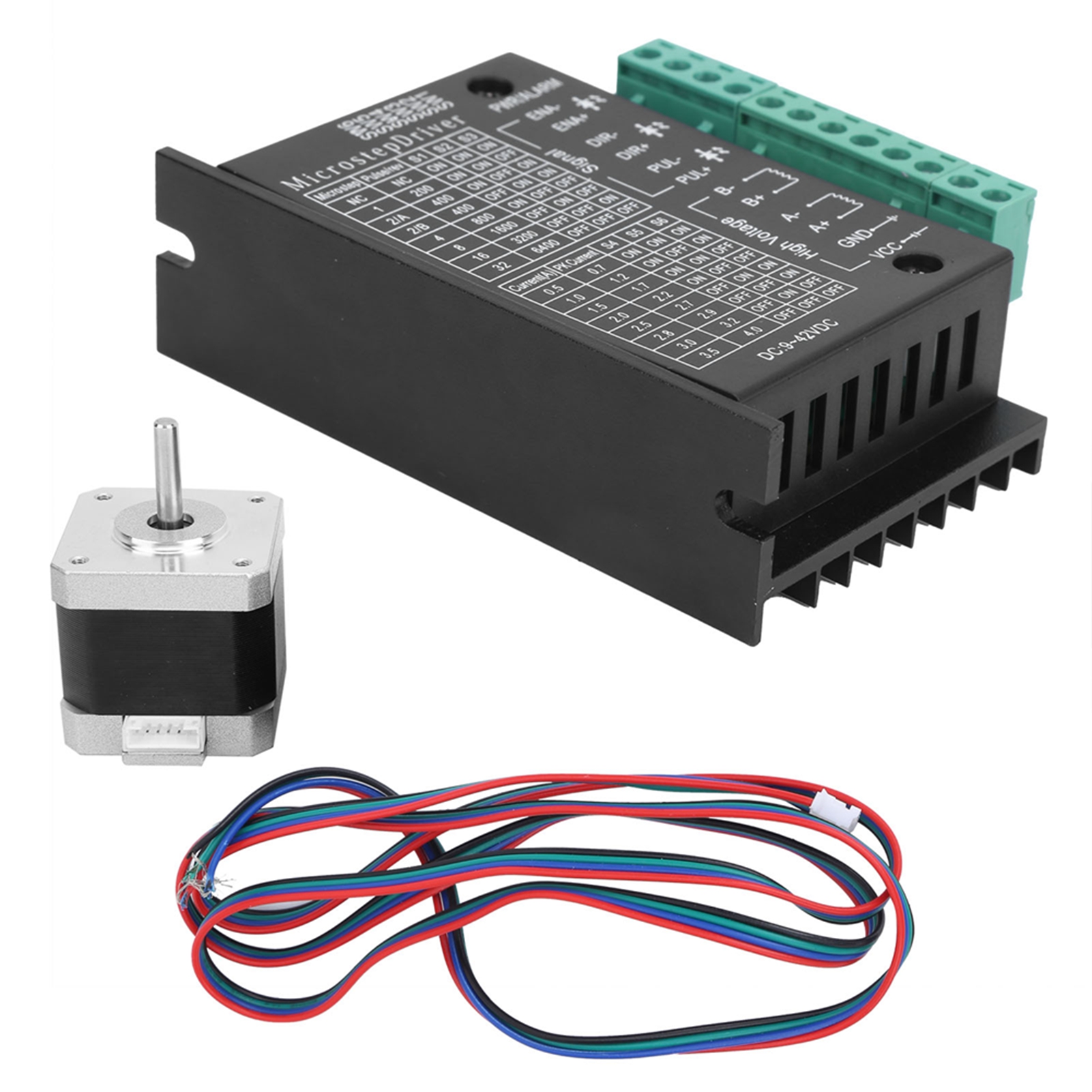 42 Schrittmotor-ansteuersatz, Elektronisches Komponentenmodul 0,4 Nm 17hs4401s+tb6600 4 A