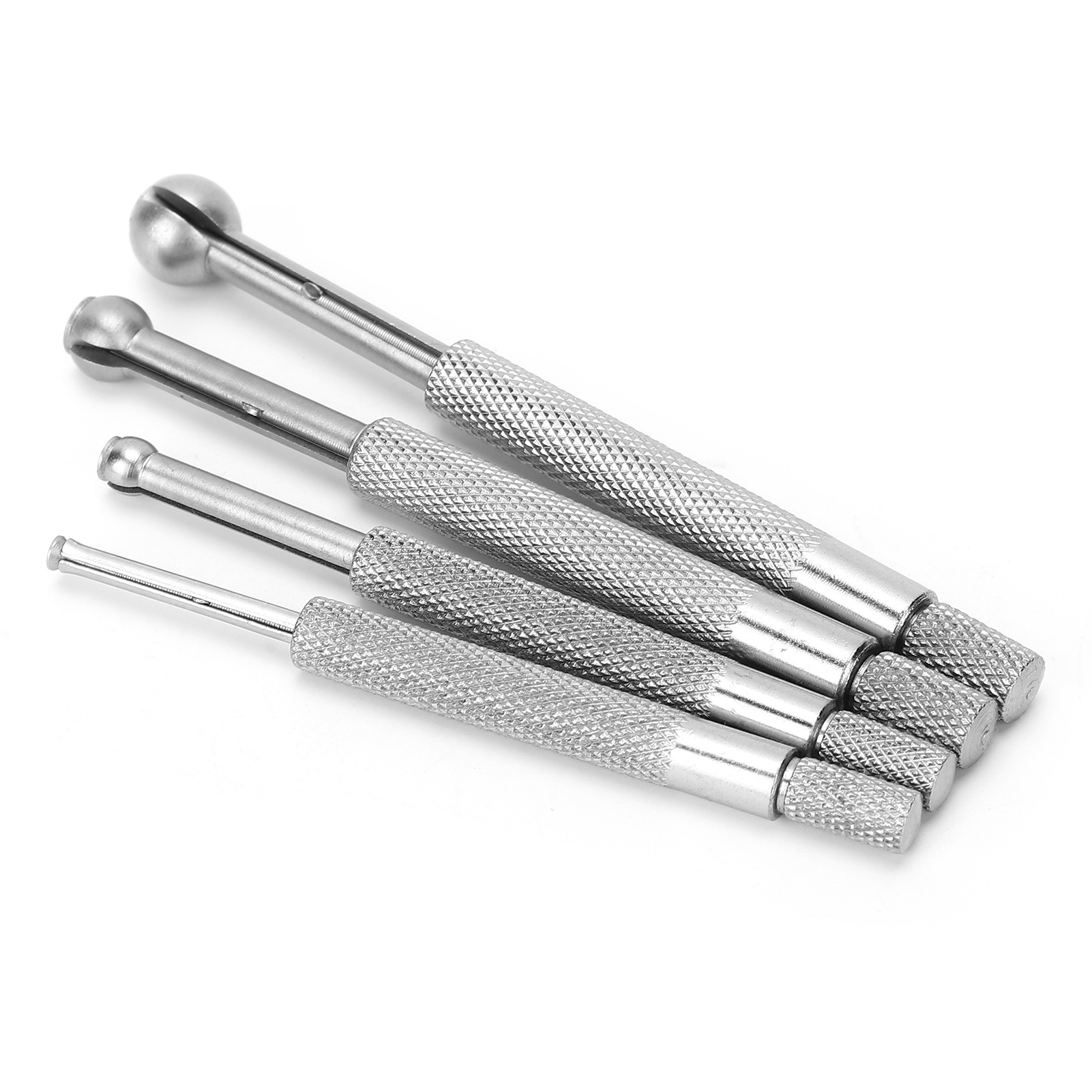 4-teiliges Teleskop-kugel-bohrungsmessgerät Mit Diamantbeschichtetem, Rutschfestem Griff, 313 Mm