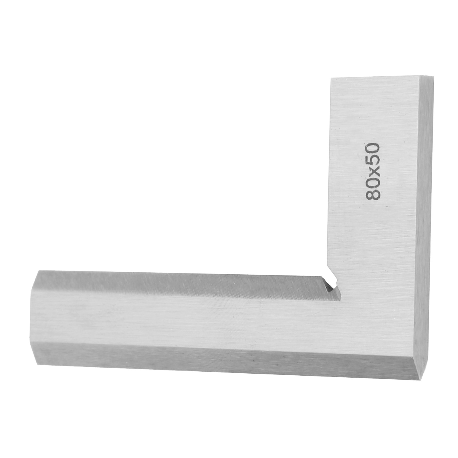 Messerkantenlineal Aus Edelstahl, Rechtwinkliges Messwerkzeug, 80 X 50 Mm