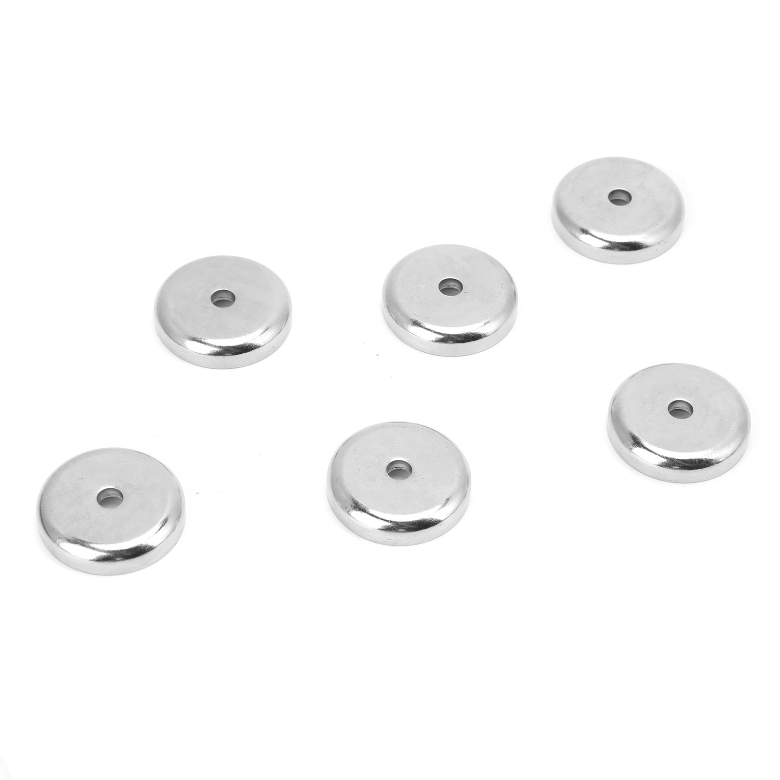 6 Stück Topfmagnete Mit Rundem Sockel, 32 Mm Durchmesser, Befestigungsmagnete Für Becher