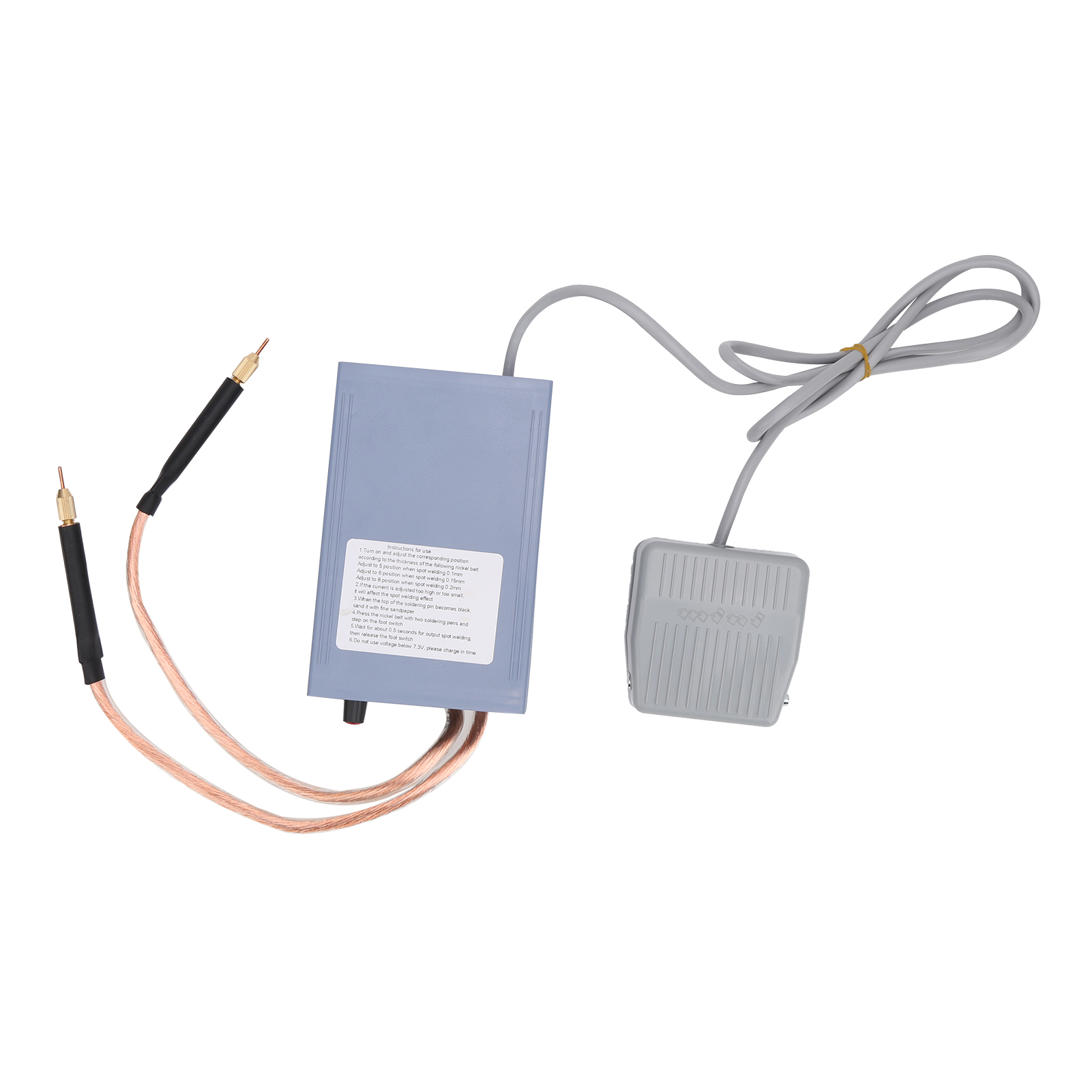 Punktschweißgerät Zum Selberbauen, Tragbar Und Einstellbar Für 0,2 Mm Nickelstreifen, 18650-akku (5000 W), Netzstecker (100–240 V).