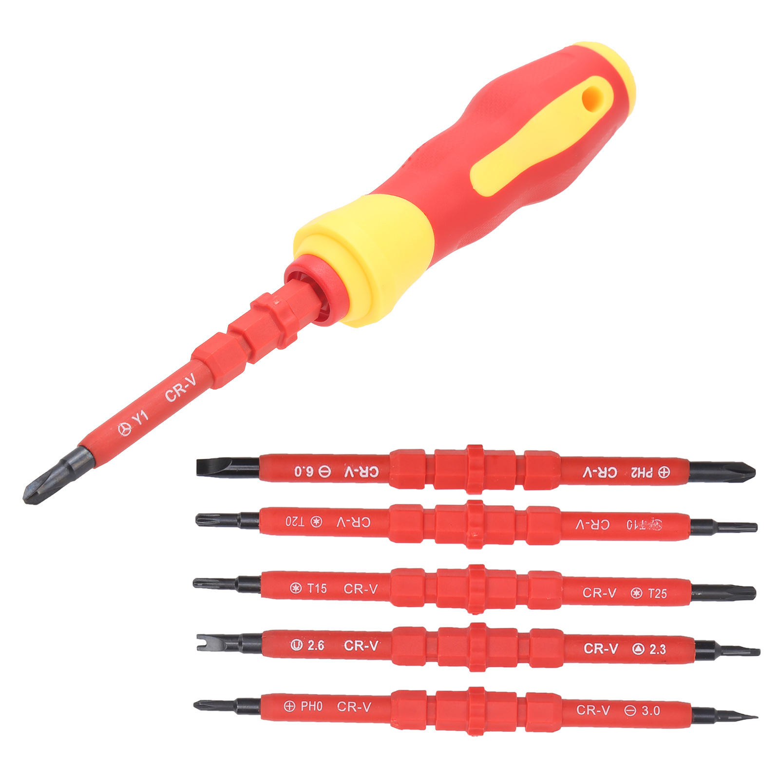 Isolierter Schraubendrehersatz, Elektriker-werkzeugset, 500-v-hochdruck-handwerkzeugset