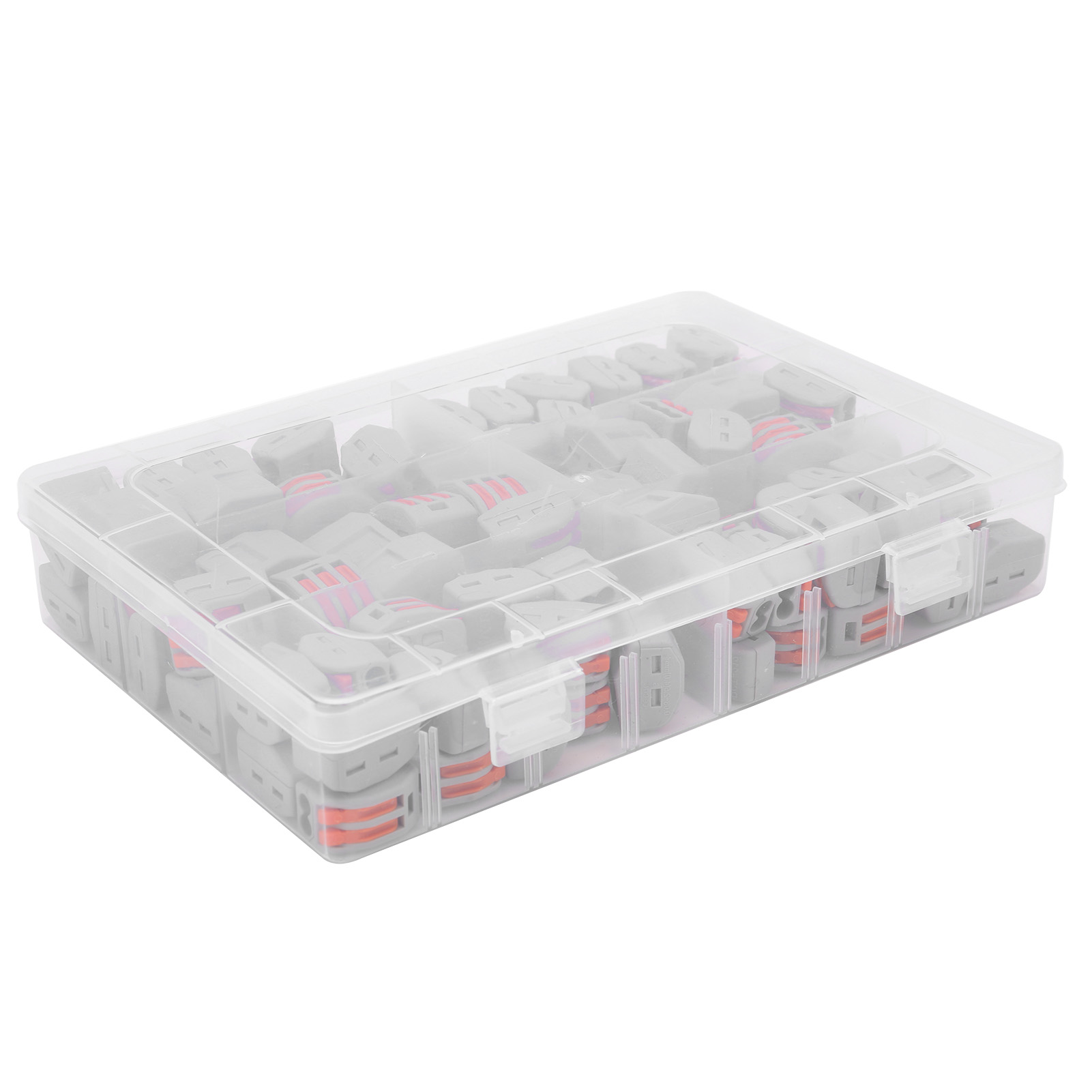 100 Stück Pct212/213/215 Elektrische Schnellverbinder, Pressklemmen, Kunststoff/messing