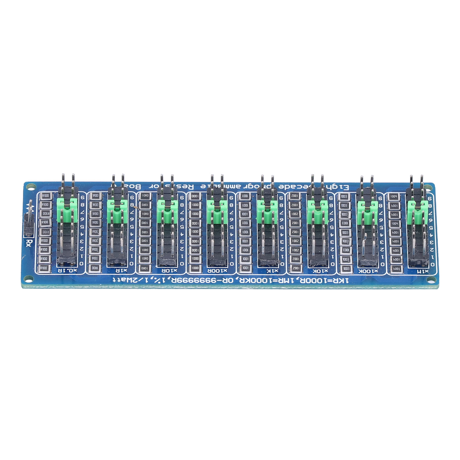 Programmierbare Widerstandsplatine Mit Schraubklemmenblock, 0,1 Ω Bis 9999999 Ω, 8-teilig, Genauigkeit 0,1 Ω, Elektronisches Bauteil