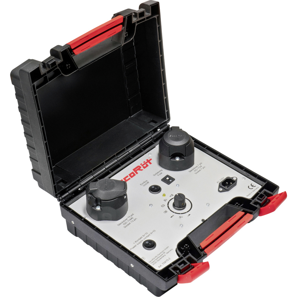 Secorüt 70415.2 Controlcase 12v Anhängerprüfkoffer 12 V Pole:7+13