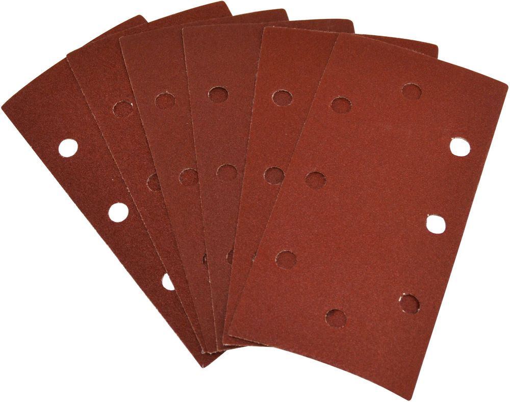 Klett-schleifpapier-set 93x187 Mm 6-tlg.