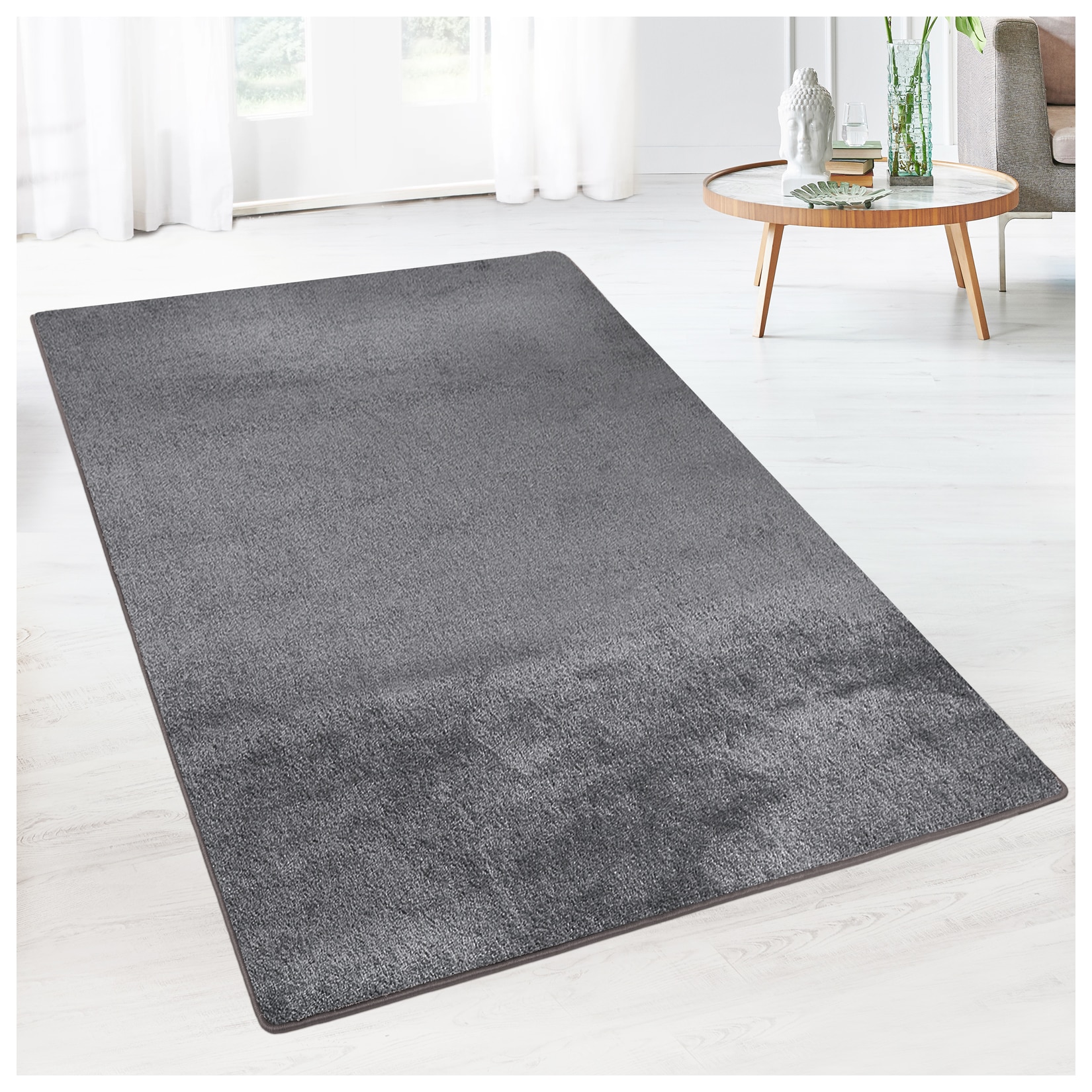 Teppich Sundae Anthrazit 77 200 X 100 Cm