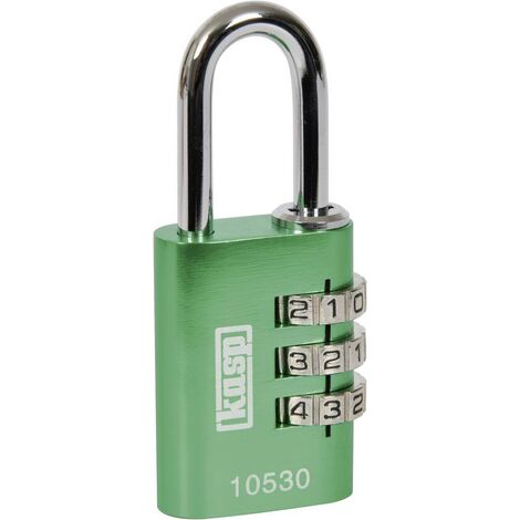 Kasp K10530gred Vorhängeschloss 30 Mm Grün Zahlenschloss
