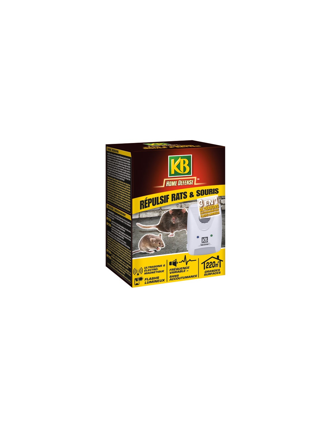 Répulsif Rats Et Souris Ultrasons - Kb Home Defense