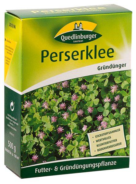 Quedlinburger Gründünger Persischer Klee Trifolium Für Ca. 100 M² 500 G - Faltschachtel