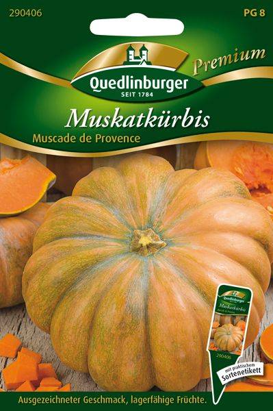 Quedlinburger Muskatkürbis Muscade De Provence - Gemüsesamen