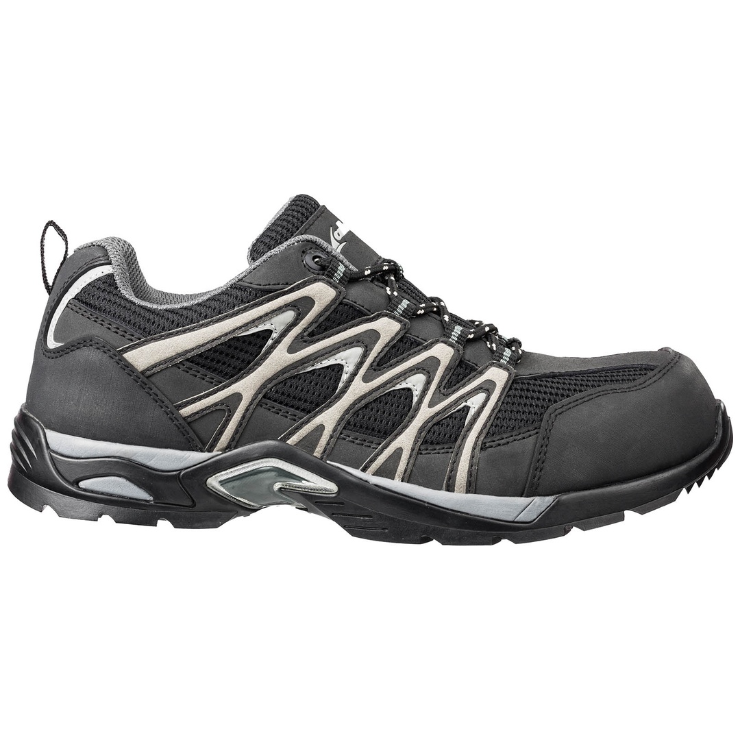 Albatros - Sicherheitshalbschuh 641390 Silver Racer Xts Low S1p Src Dguv Gr. 47 Schwarz/grau