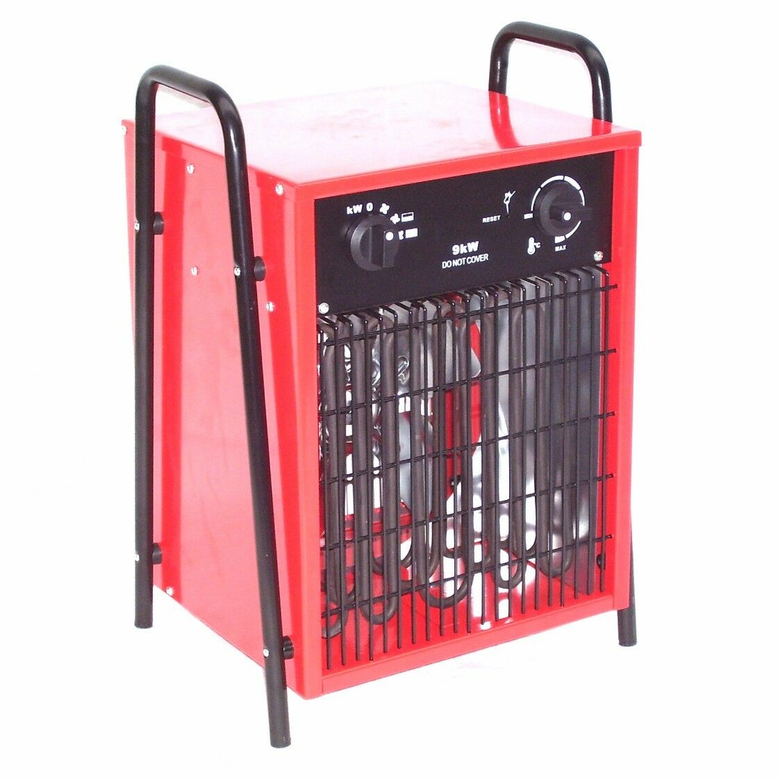 Apex - Bauheizer Baulüfter 9kw Profi Elektroheizer 55151 Heizlüfter Heizgerät 9000 Watt