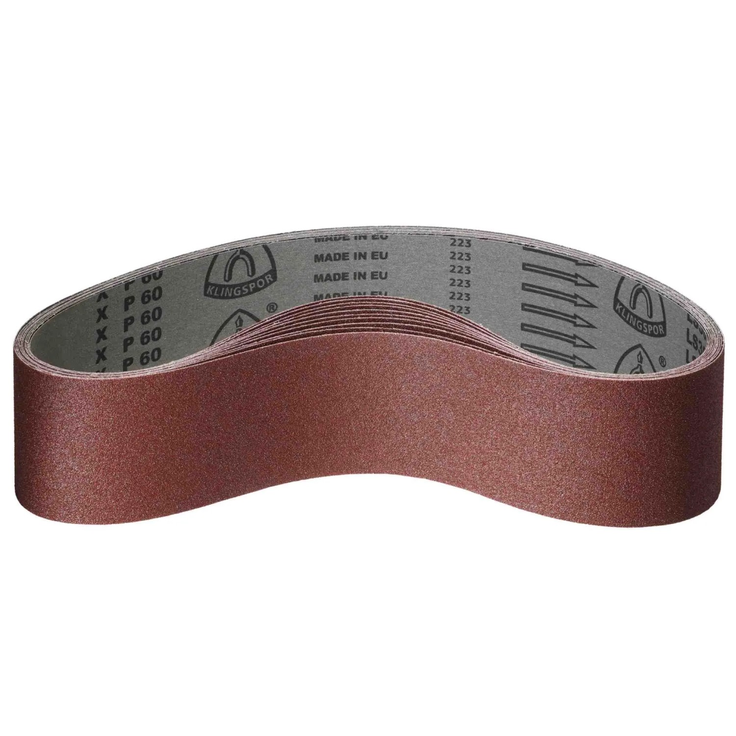 Klingspor Gewebe Schleifband 75x575 mm LS307X Korn 180 - 10 Stück