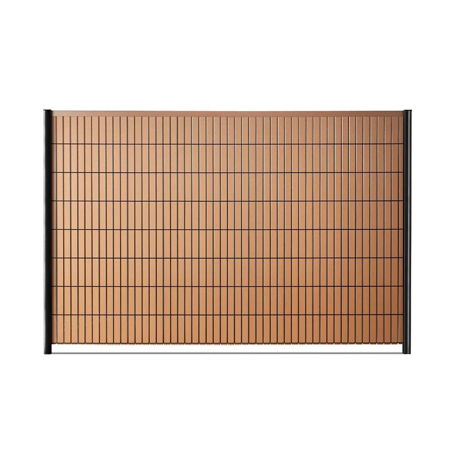 T&J WPC-Streifen für DSM 4,4 cm x 123 cm Braun