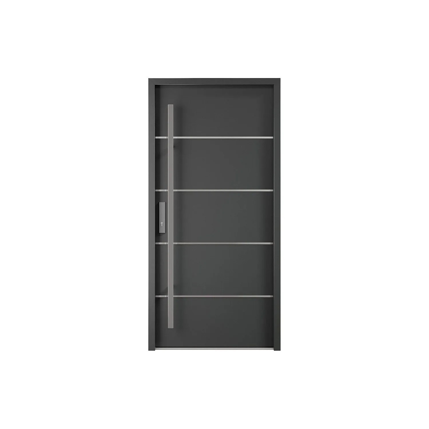 Vente-unique Haustür Lusada Anthrazitgrau 95 cm