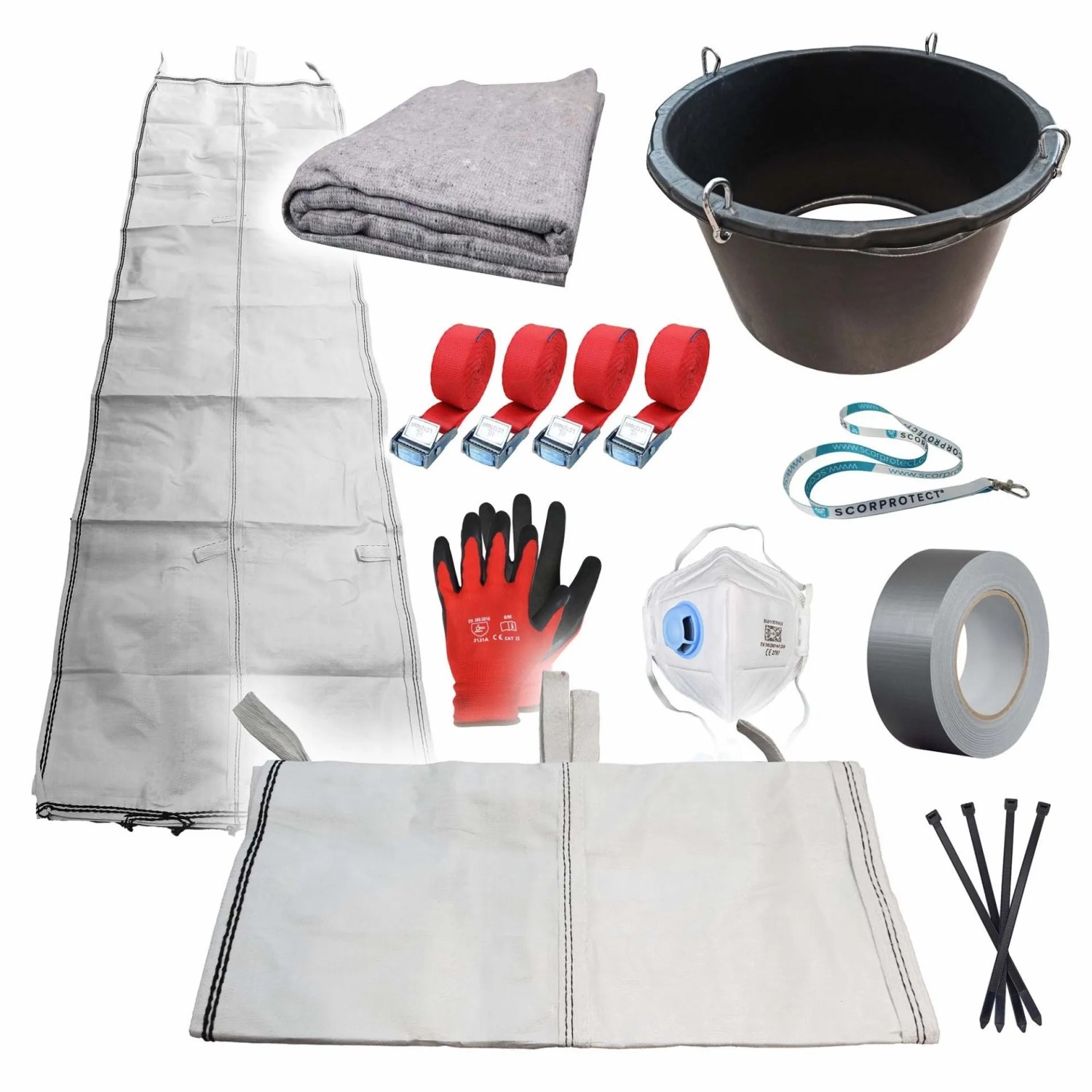Scorprotect Schuttrutsche Bauschuttrutsche 12 M Flexibel Mit Einfülltrichter Packdecke Und Zubehör