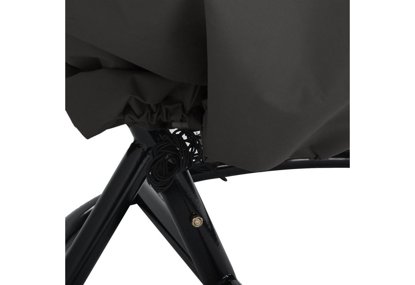 HOME DELUXE Regenabdeckung für Hängesessel CAPE CIELO - Schwarz Bild 2