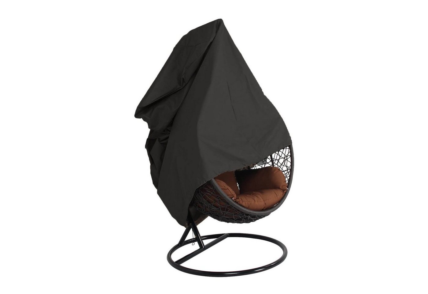 HOME DELUXE Regenabdeckung für Hängesessel CAPE CIELO - Schwarz Bild 3