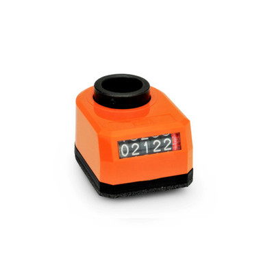 Stellungsanzeiger, Hohlwelle Stahl, 5-stellig, digitale Anzeige, mechanisches Zählwerk (953-0010.0-AR-R-OR)