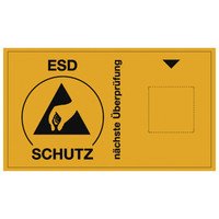 Prüfaufkleber für Fälligkeitsmarke, ESD Bild 2