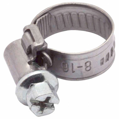 Schlauchklemme mit Sechskantansatz ø8 - 16mm, 2er-Pack