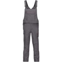 Dakota Flammhemmende Latzhose mit Kniepolstertaschen, zementgrau, Schrittlänge Standard, Größe 62 Bild 2