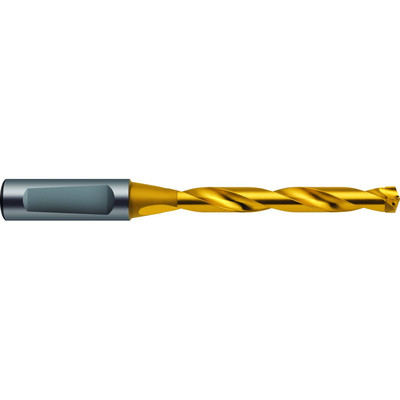 Ratiobohrer 1173 DIN 6538L RT 80 U HM bestückt TiN IK RH 140° 13,5mm