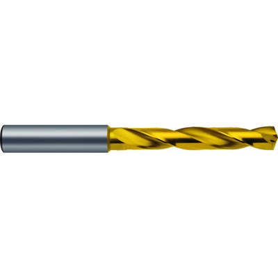 Ratiobohrer 1663 DIN 6537L RT 100 U VHM TiN IK RH 140° 9mm