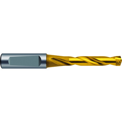 Ratiobohrer 1172 DIN 6538M RT 80 U HM bestückt TiN IK RH 140° 14,6mm