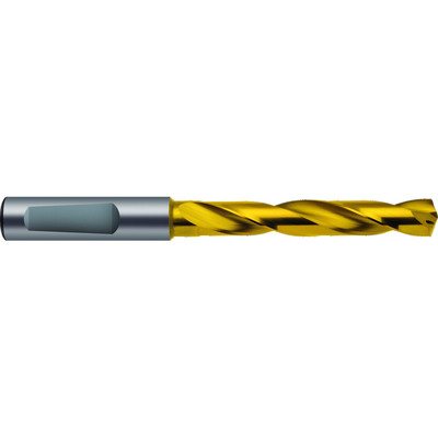 Ratiobohrer 1183 DIN 6537L RT 100 U VHM TiN IK RH 140° 18,3mm