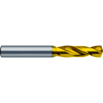 Ratiobohrer 1242 DIN 6539 RT 100 U VHM TiN RH 140° 16mm