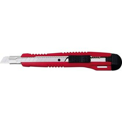 Profi-Cutter, 9mm, rot-schwarz, 783009, inkl. 2 Ersatzklingen