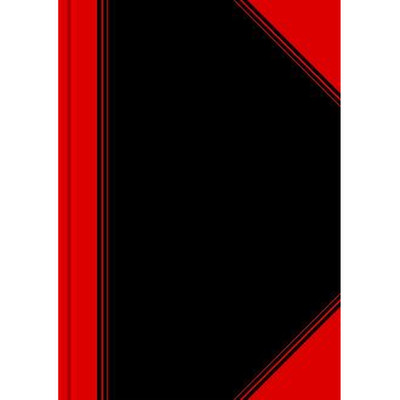 Chinakladde, A5, liniert, 60g, schwarz-rot, 1000302813, 96 Blatt