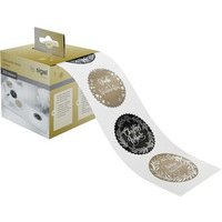 Weihnachts-Rollensticker, Christmas Lettering, Pck=200 Stück, 45x50mm, CS120 Bild 2