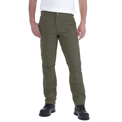 Herren Stretch Canvas Hose, STRETCH DUCK DOUBLE FRONT, tarmac, Größe W34/L34