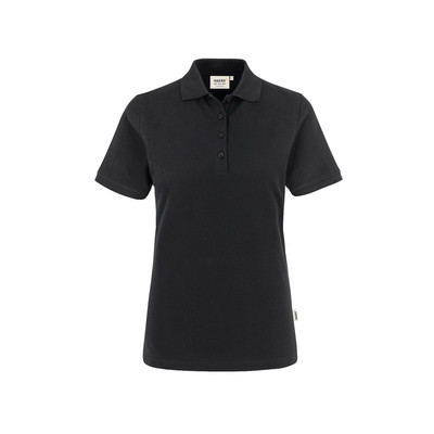 Damen Poloshirt Classic 110, schwarz, Größe 3XL