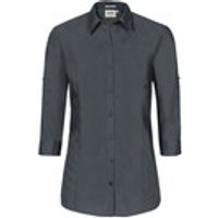 3/4-Arm-Vario Bluse Mikralinar® 120, anthrazit, Größe 6XL Bild 2