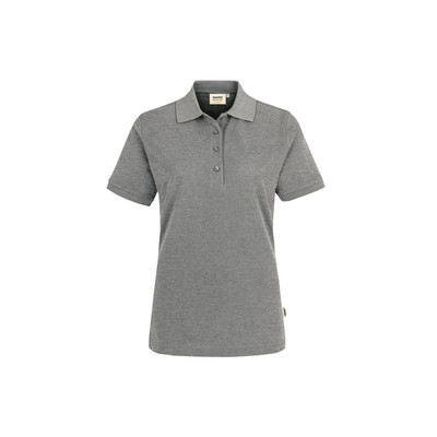 Damen Poloshirt Mikralinar® 216, grau meliert, Größe 4XL