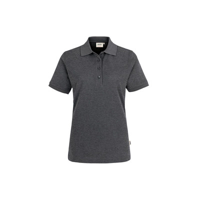 Damen Poloshirt Mikralinar® 216, anthrazit meliert, Größe 4XL