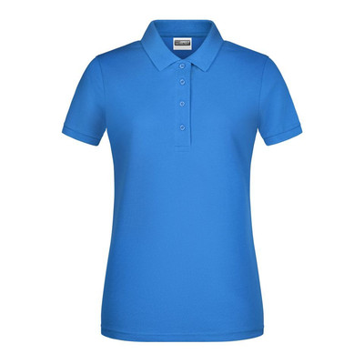 Damen Basic Poloshirt 8009, kobalt-blau, Größe M