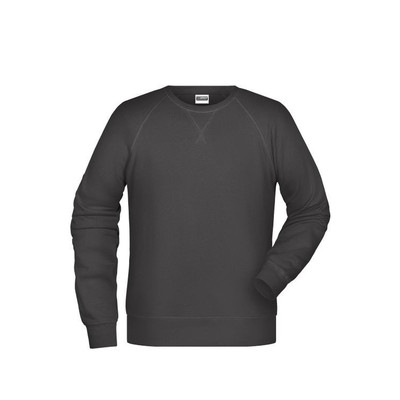 Herren Raglan Sweatshirt 8022, graphit, Größe 3XL