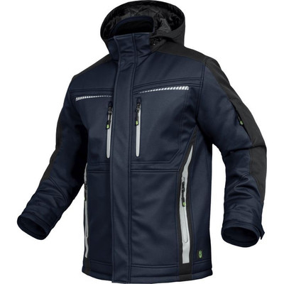 Winter-Softshelljacke-Flex-Line Marine/Schwarz-Weiß, Größe M
