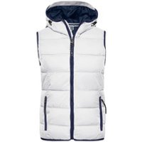 Damenweste maritim JN1075, weiß/navy-blau, Größe M Bild 2