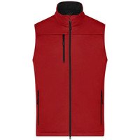 Herren Softshell Weste Recycled Polyester JN1170, rot, Größe XXL Bild 2