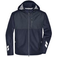 Winter Workwear Hardshell Jacke Sorona® JN1815, navy-blau/carbon, Größe 6XL Bild 2