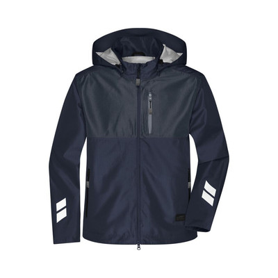 Workwear Hardshell Jacke JN1814, navy-blau/carbon, Größe 5XL