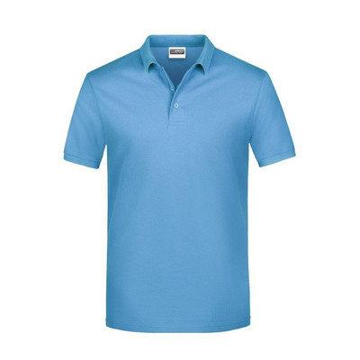 Herren Basic Poloshirt JN792, himmel-blau, Größe 4XL